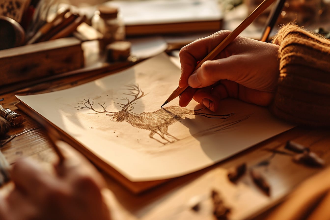 Comment dessiner un renne facilement : guide étape par étape