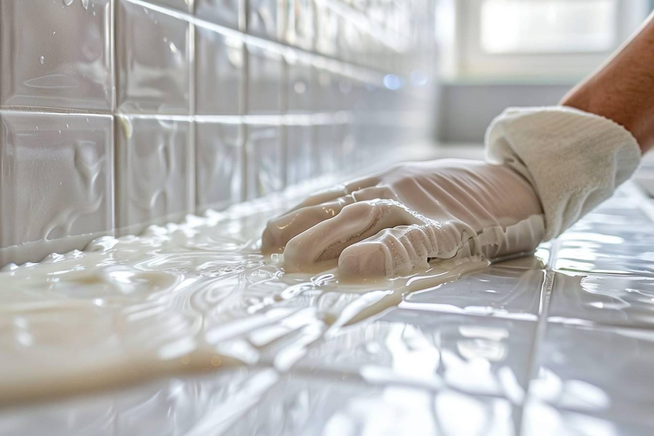 Comment utiliser un dissolvant pour joint silicone efficacement sans abîmer la surface