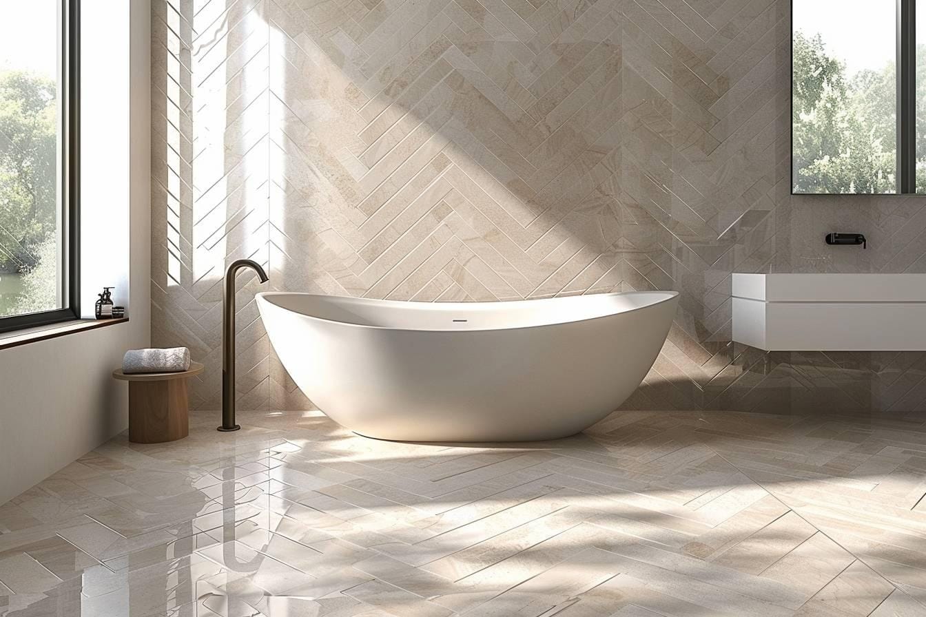 Comment utiliser les céramiques pour agrandir visuellement une salle de bain ?