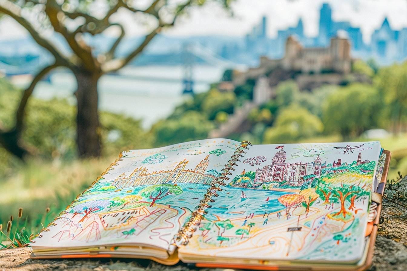 Comment créer un carnet de croquis de voyage illustré et vivant