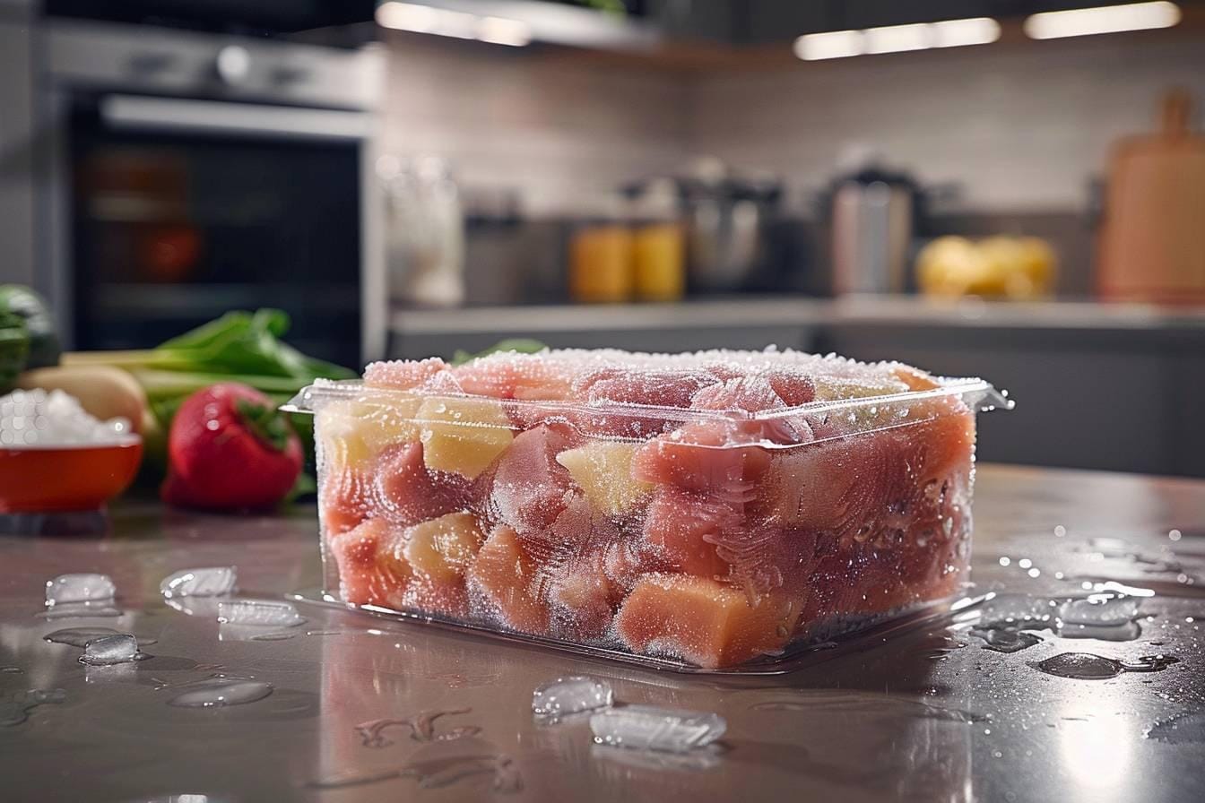 Combien de temps faut-il pour congeler correctement un aliment ?