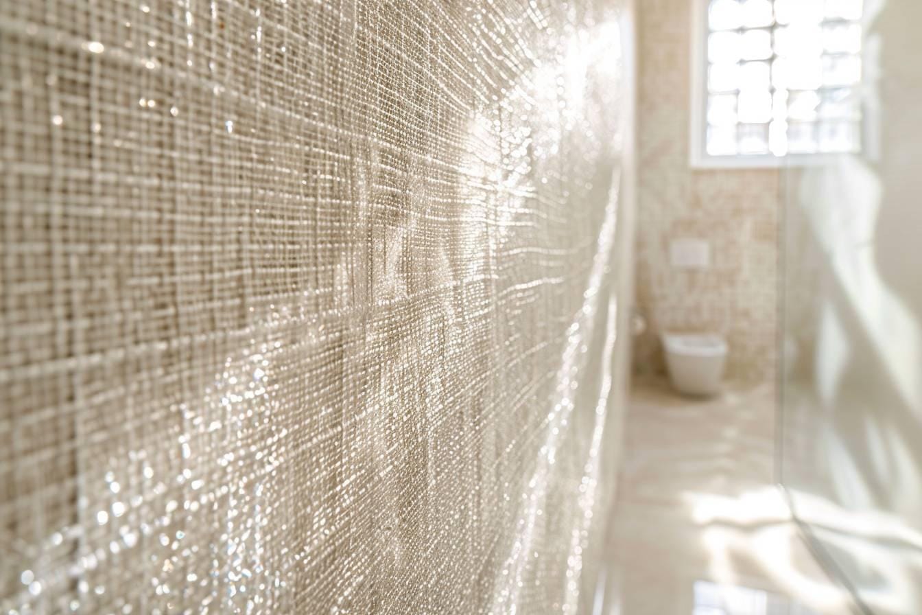 Toile de verre pour salle de bain : le choix technique malin et durable
